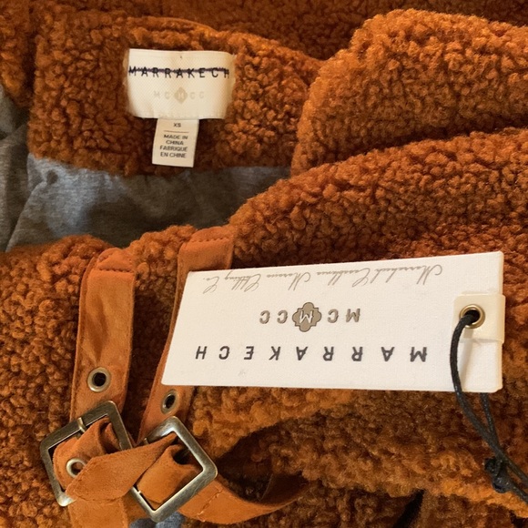 Anthropologie NWT Marrakech Sherpa Jacket - Picture 13 of 16